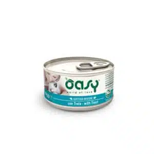 Вологий корм для котів OASY з фореллю, 85 г