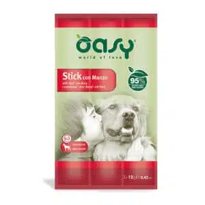 Ласощі OASY Stick м'ясні палички з яловичиною для собак