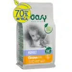 Сухий корм для дорослих котів Oasy Lifestage Adult з куркою
