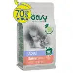 Сухий корм для дорослих котів Oasy Lifestage Adult з лососем