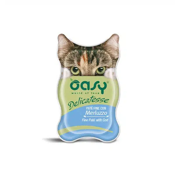 Паштет Делікатес OASY Adult з тріскою 85 г