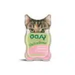 Вологий корм Oasy паштет з лососем для котів, 85 г
