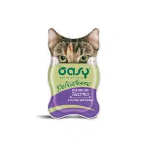 Вологий корм Oasy паштет з індичкою для котів, 85 г