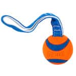 Іграшка CHUCKIT! ULTRA TUG тенісний м'яч ультра з ручкою-ременем для собак
