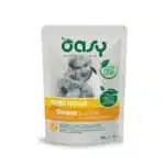 Вологий корм для котів Oasy Adult Hairball з куркою, 85 г