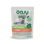 Вологий корм Oasy Adult Sterilized з лососем для стерил. котів, 85 г