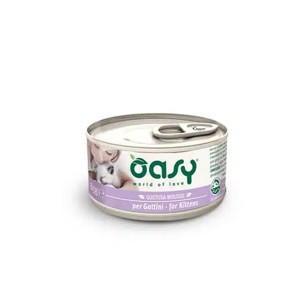 Вологий корм Oasy з куркою для кошенят, 85 г