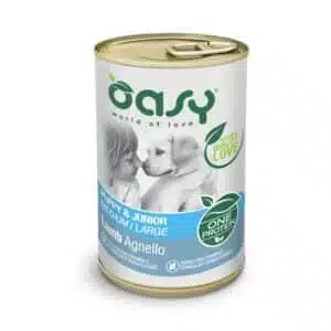 Вологий корм Oasy One Protein Formula Puppy Medium/Large для цуценят з ягням, 400 г