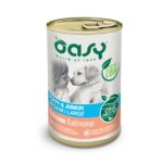 Влажный корм для щенков OASY One Protein Formula Puppy & Junior Medium/Large с лососем 400г