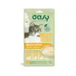 Ласощі Oasy Creamy кремовий мус з куркою для котів, 4 шт по 15 г