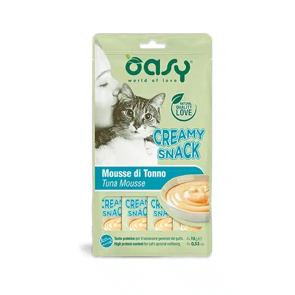 Кремові ласощі для котів OASY Сreamy Тунець (4X15)