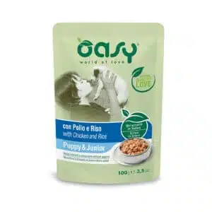 Вологий корм Oasy One Protein Formula Puppy для цуценят з куркою і рисом, 100 г