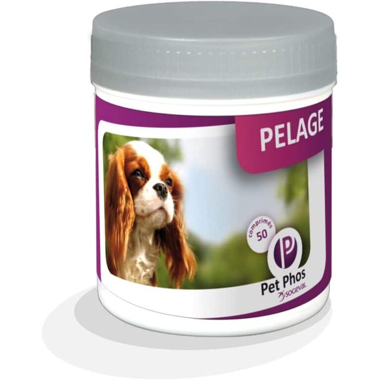 Вітаміни Pet-Phos Pelage для шкіри та шерсті собак, 50 таб