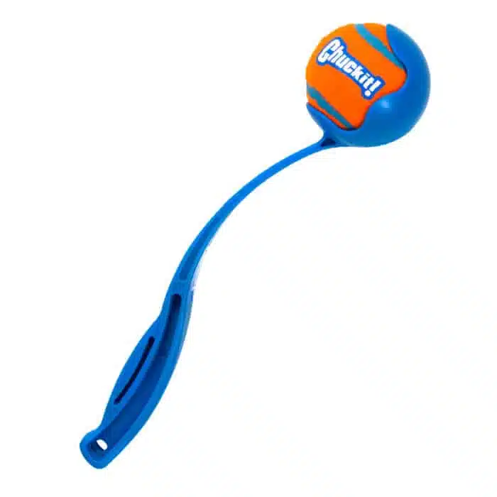 Іграшка CHUCKIT! SPORT 12M BALL LAUNCHER запускач для м'ячів Спорт, з м'ячем (35,5 см)