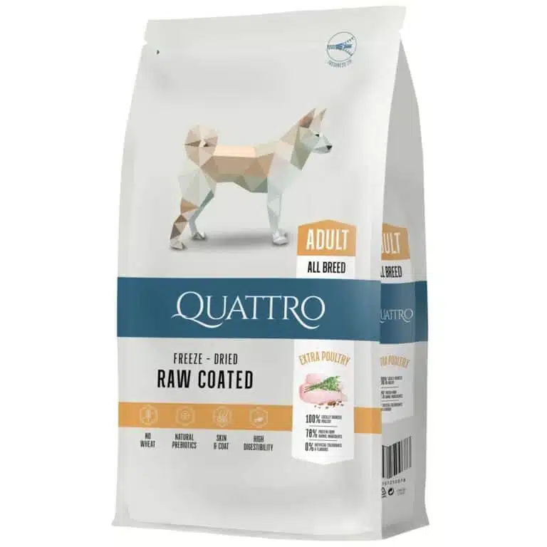 Сухий корм для дорослих собак Quattro Adult All Breed з птицею