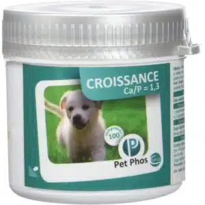Вітаміни Pet-Phos Croissance Ca/P=1.3 для собак, 100 таб
