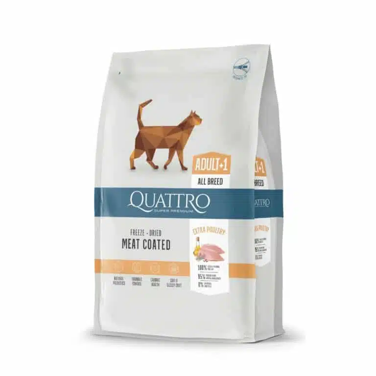Сухий корм Quattro Cat Adult для дорослих котів з птицею