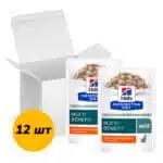 Вологий корм для котів Hill's Prescription Diet w/d для контролю ваги з куркою, 85 г