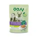 Вологий корм для дорослих собак Oasy One Protein Formula Adult з індичкою та овочами, 100 г