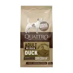 Сухий корм для дорослих собак малих порід Quattro Adult Duck Small Breed з качкою