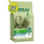 Корм для собак середніх порід OASY LIFESTAGE Adult Medium з ягням