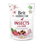 Ласощі для собак Brit Care Dog Crunchy Cracker - Комахи з ягням та малиною 200г