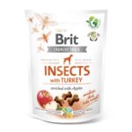 Ласощі для собак Brit Care Dog Crunchy Cracker - Комахи з індичкою та яблуками 200г