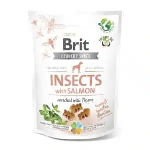 Ласощі Brit Care Crunchy Cracker з комахами і лососем для собак, 200 г