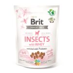 Лакомство для щенков Brit Care Dog Crunchy Cracker - Насекомые с молочной сывороткой обогащенные пробиотиками 200г