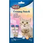 Ласощі Trixie Creamy Snack з креветками для котів, 5x14 г