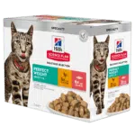 Вологий корм для дорослих котів Hill's Science Plan Adult Perfect Weight з куркою і лососем, 85 г