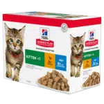 Корм Hill's Science Plan Kitten з куркою і рибою для кошенят, 6+6 шт x 85 г
