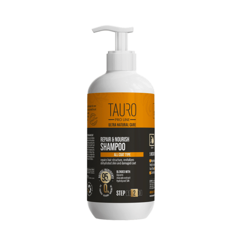Шампунь Tauro Pro Line Ultra Natural Care Repair and Nourish для шкіри та шерсті тварин