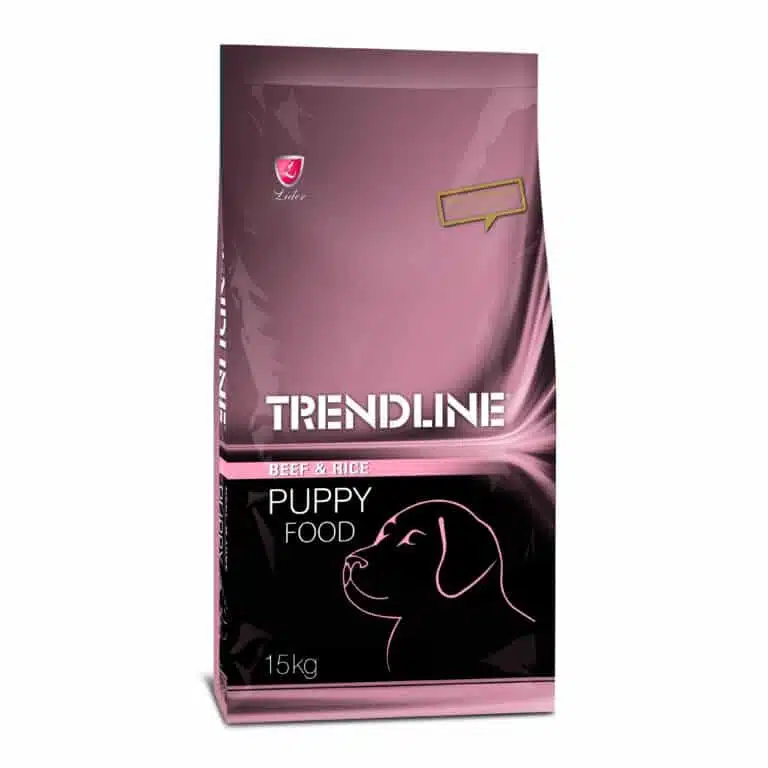 Сухий корм Trendline з яловичиною і рисом для цуценят, 15 кг