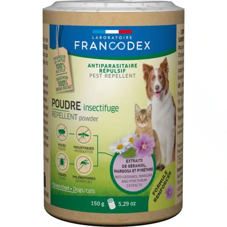 Пудра-репелент Laboratoire Francodex Repellent для собак та котів, 150 г