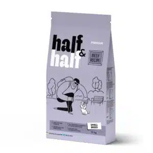 Сухий корм Half&Half для дорослих собак малих порід з яловичиною