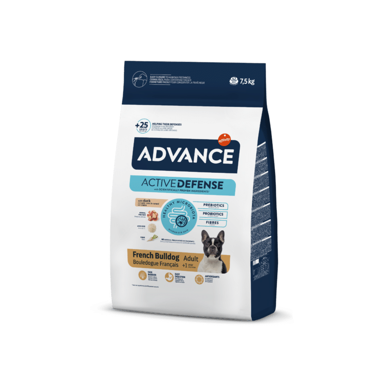 Сухий корм Advance Dog French Bulldog з качкою для французьких бульдогів, 7.5 кг