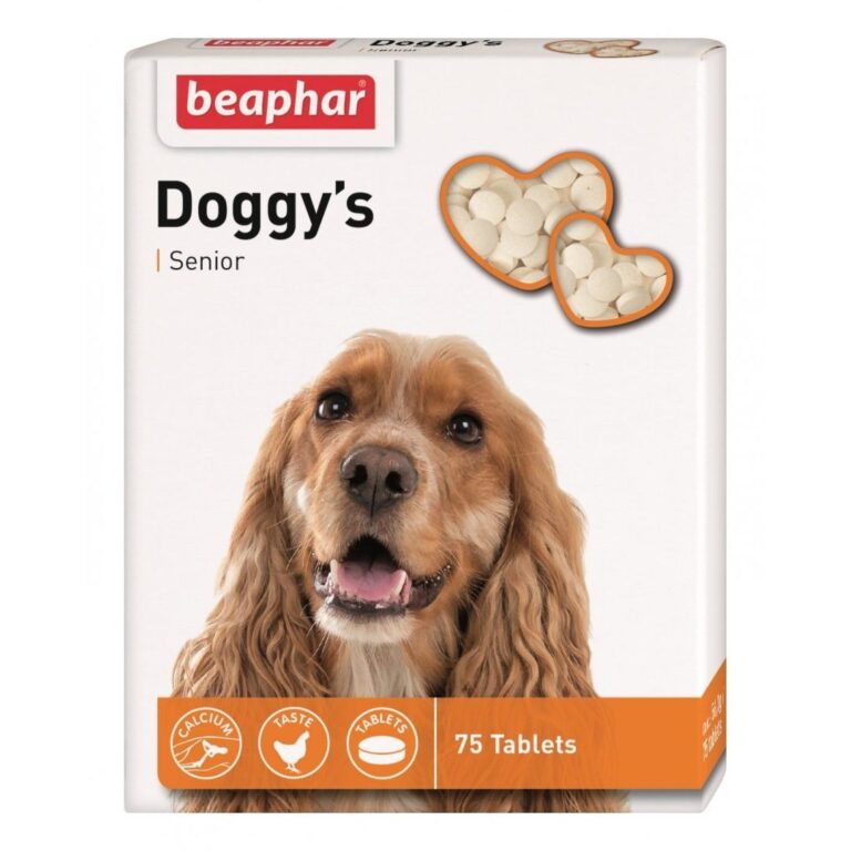 Ласощі Beaphar Doggy's Senior для літніх собак, 75 шт