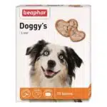 Ласощі Doggy's + Liver вітамінізовані зі смаком печінки для собак, 75 шт