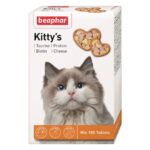 Вітамінізовані ласощі для котів Kitty's Mix з таурином і біотином, сиром та протеїном