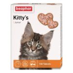 Вітамінізовані ласощі для кошенят Kitty's Junior з біотином для здорового розвитку