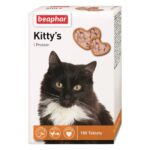 Вітамінізовані ласощі для котів Kitty's + Protein з протеїном та рибою