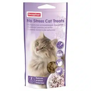 Ласощі No Stress Cat Treats заспокійливі м'ясні подушечки для котів, 35 г