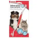 Подвійна зубна щітка для собак та котів Beaphar