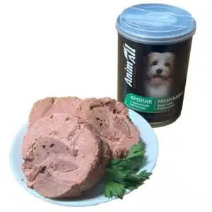 Вологий корм AnimAll Консоме з качкою для собак, 375 г