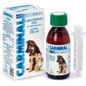 Добавка CARMINAL pets при розладах травлення тварин