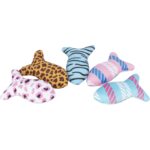 Игрушка Trixie для кошек Рыба с кошачьей мятой, полиэстер, цветная, 8 см (в ассортименте)