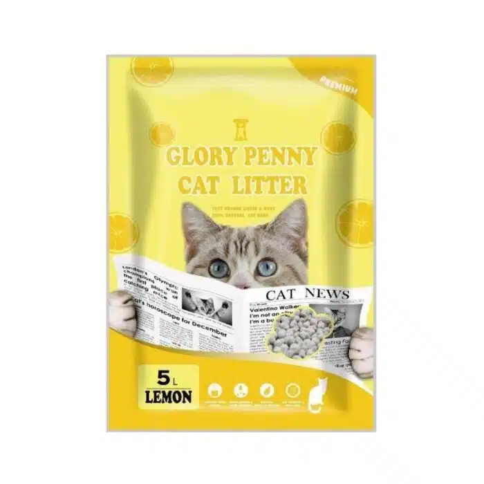 Бентонітовий наповнювач GLORY PENNY з ароматом лимону, 5 L