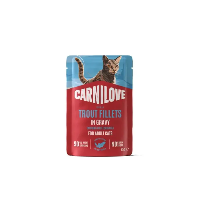 Вологий корм Carnilove з фореллю і ехінацеєю для котів, 85 г