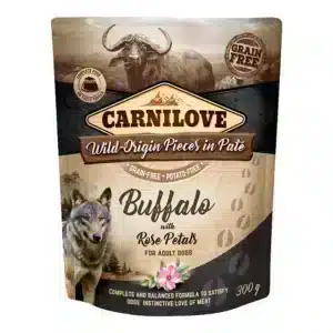 Вологий корм для собак Carnilove з буйволом та трояндою, 300 г